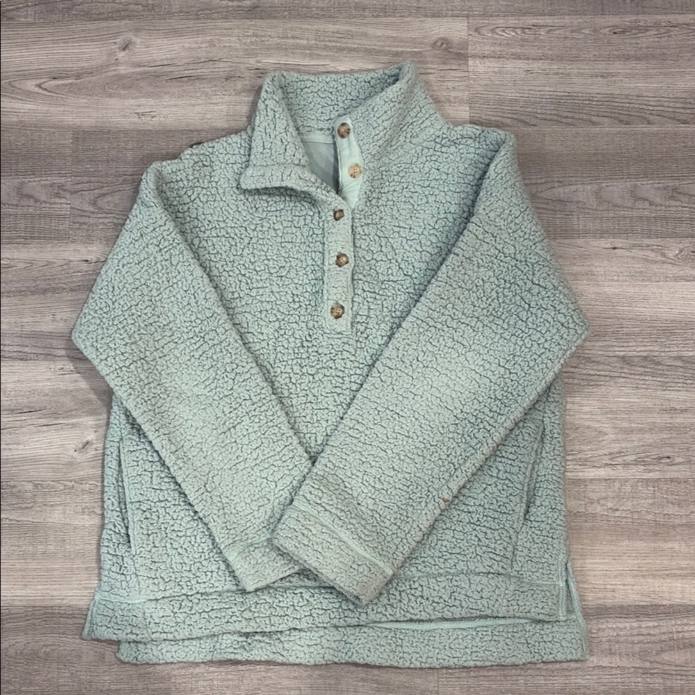 Women's Cozy Sherpa Pullover Jacket